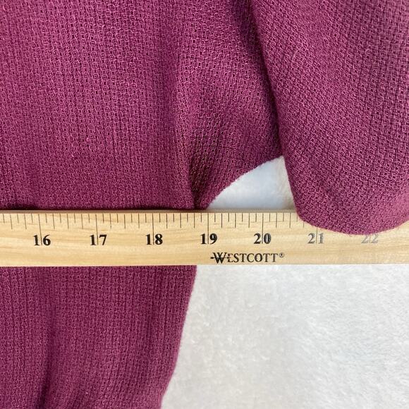 Stuart Allen 10 Artsy Dress Beaded 80s Purple Blue Retro Gypsy Boho Made In USA - Picture 9 of 10